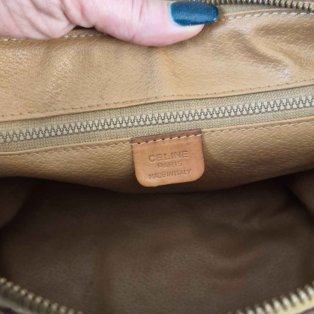 Celine Macadam Boston Bag M92 Vintage. AUTHENTIC - Picture 14 of 16